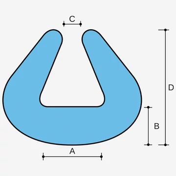 Élvédő profil speciális U-idom U 30-45 Classic (160 méter/doboz)