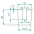 Kép 2/2 - Típus G (WP U 27x30mm) <br>figyelmeztető- ­és ­védőprofil